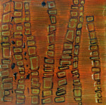 Beweging 4 gem. techniek op papier 24 x 24 cm (2012)
